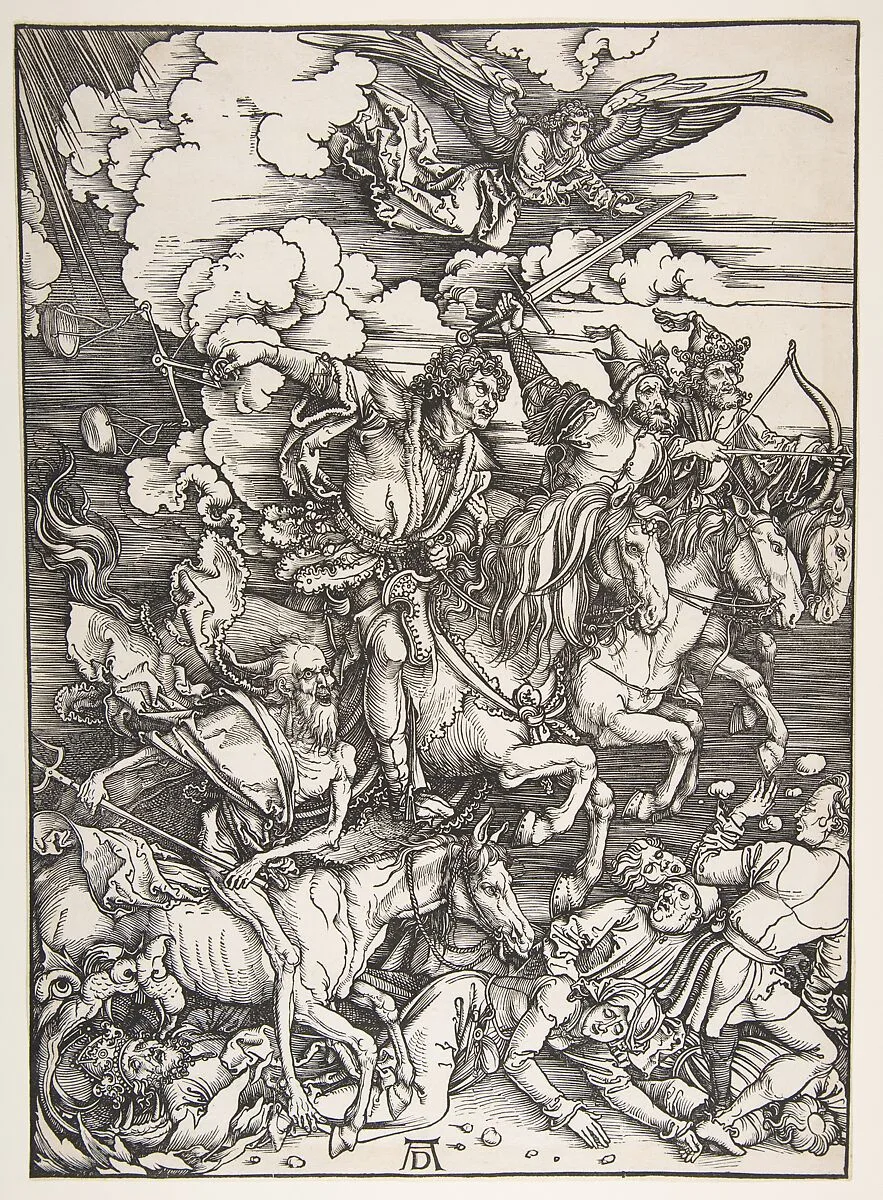The Four Horsemen, from "The Apocalypse" — Albrecht Dürer