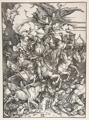The Four Horsemen, from "The Apocalypse"