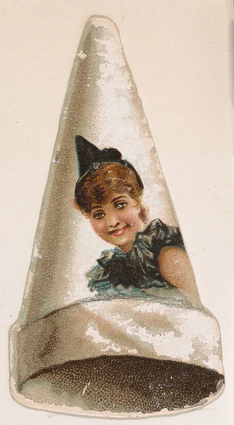 Clown's cap, from the Novelties series (N228, Type 4) issued by Kinney Bros. — Kinney Brothers Tobacco Company
