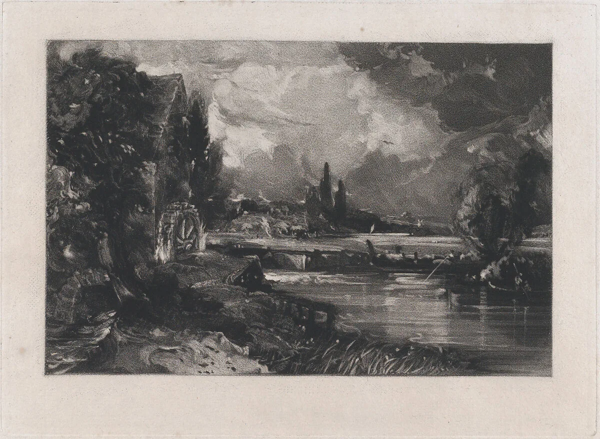 A Mill — David Lucas|John Constable