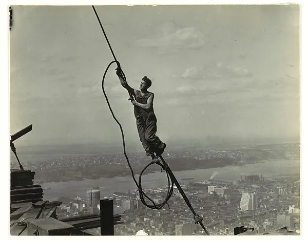Icarus, Empire State Building — Lewis Hine