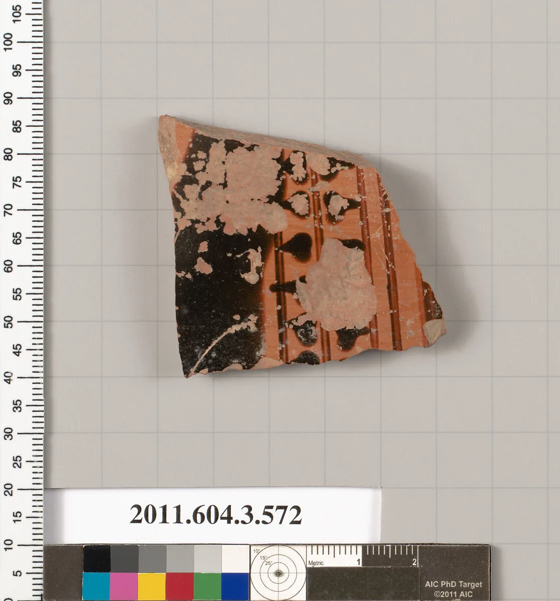 Terracotta fragment of a column-krater (bowl for mixing wine and water) — Unknown