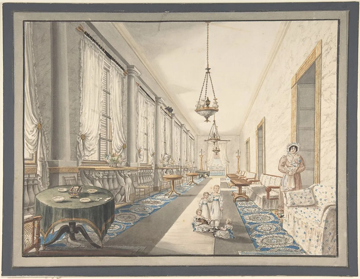 Interior, Leningrad? — Charles de Brocktorff