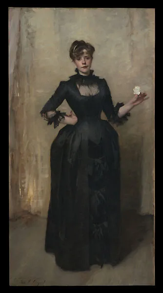Lady with the Rose (Charlotte Louise Burckhardt) — John Singer Sargent