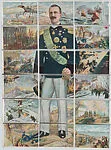 Italy, from the World War I Puzzle Cards series — Victor Emmanuel III, King of Italy|Chocolates Jaime Boix, Barcelona|J. Lopez