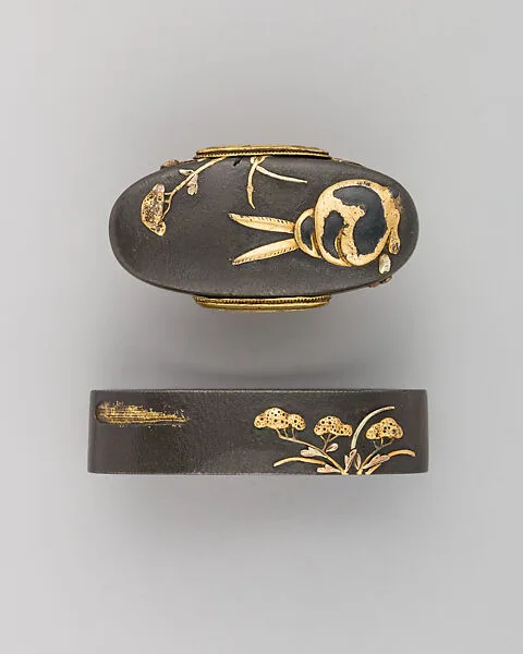 Sword-Hilt Collar and Pommel (Fuchigashira) — Unknown