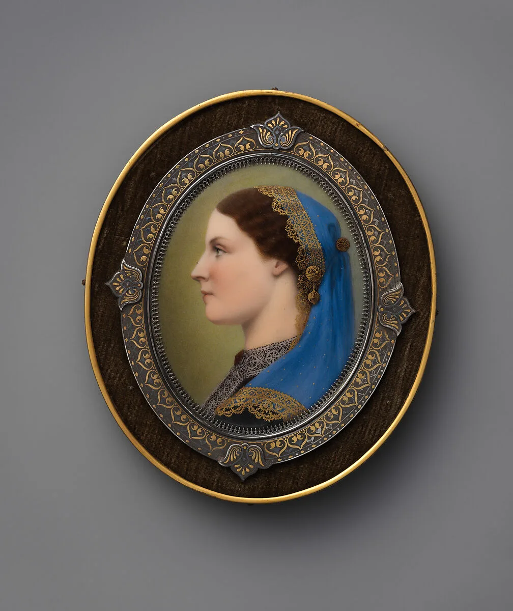 Miniature of Mabel Morrison — Charles Lepec|Plácido Zuloaga