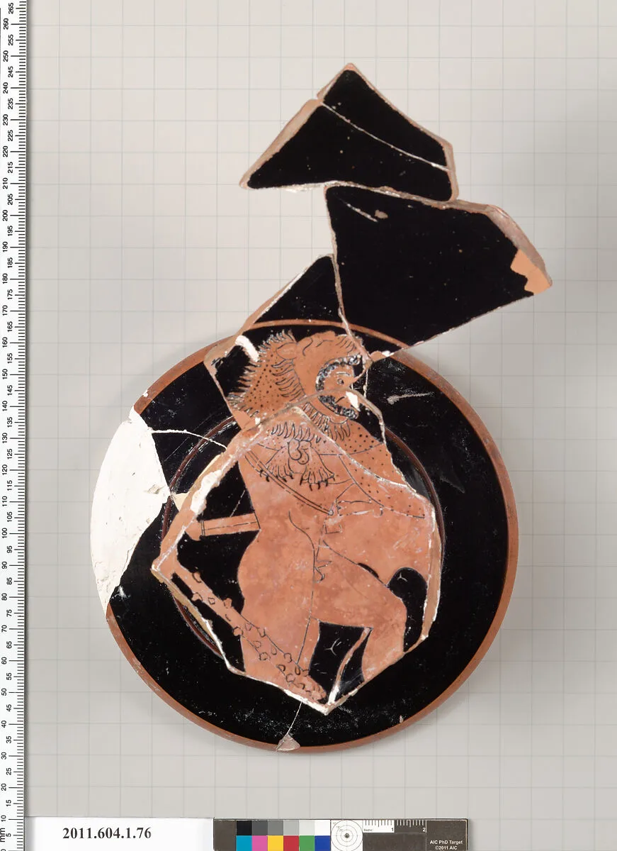 Terracotta fragments of a kylix (drinking cup) — Unknown