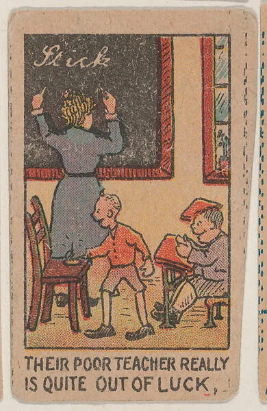 Trade card from the Fat and Skinny Their Little Pup Too series (W500) — Unknown
