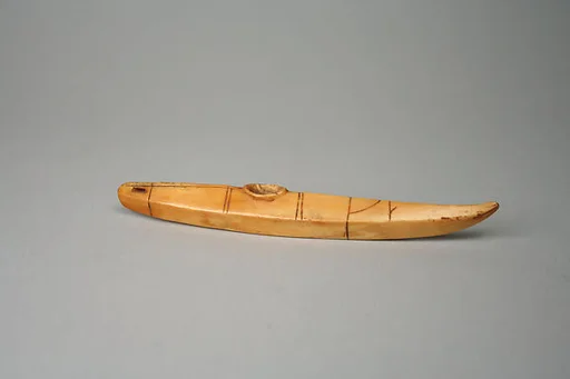 Walrus Ivory Kayak Model
