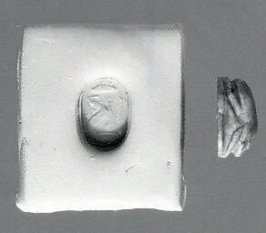 Stamp seal (scarab) with monster