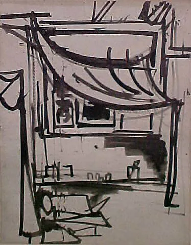 Untitled (View from a Window) — Hans Hofmann