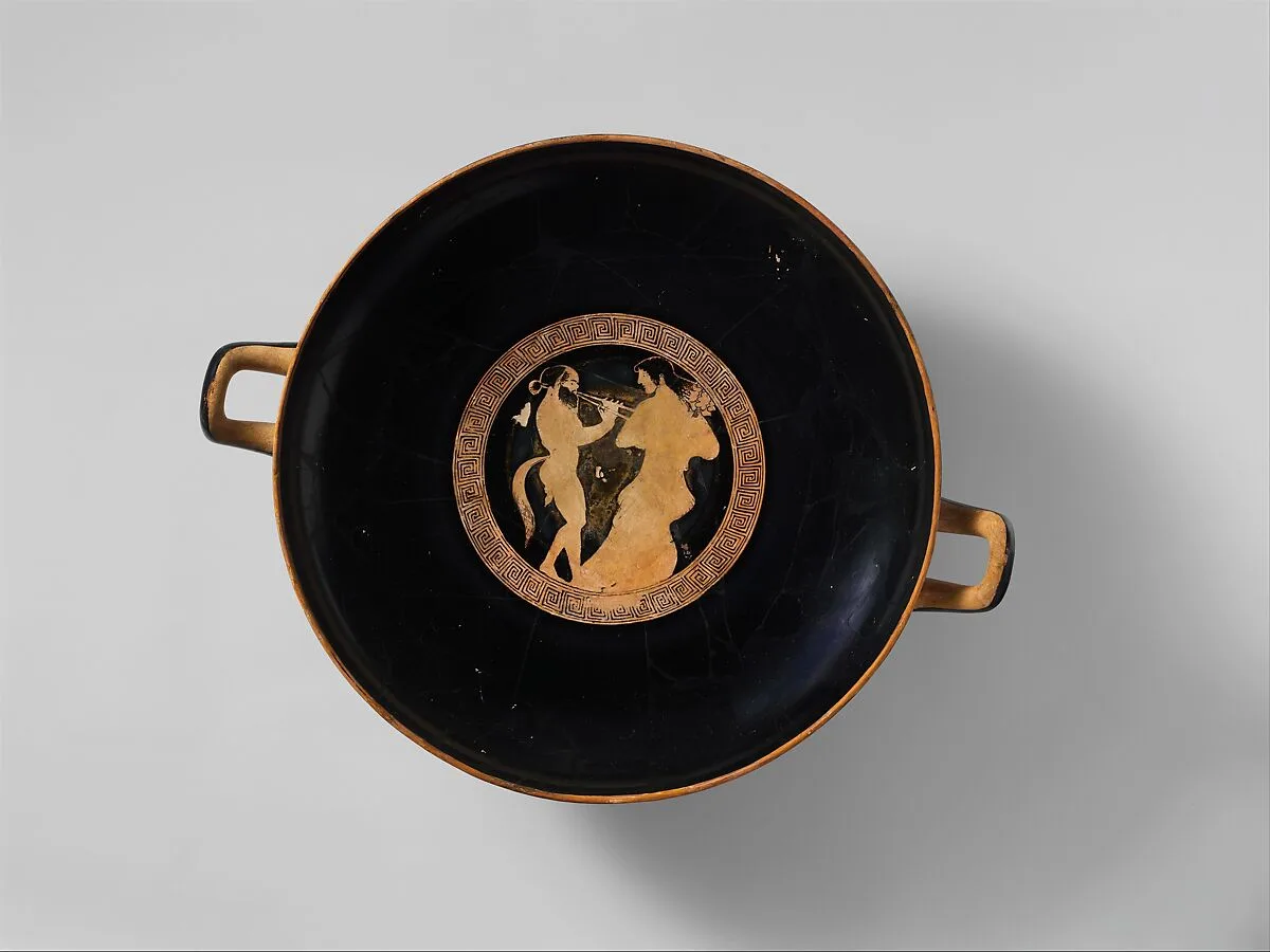 Terracotta kylix (drinking cup) — Hieron|Makron