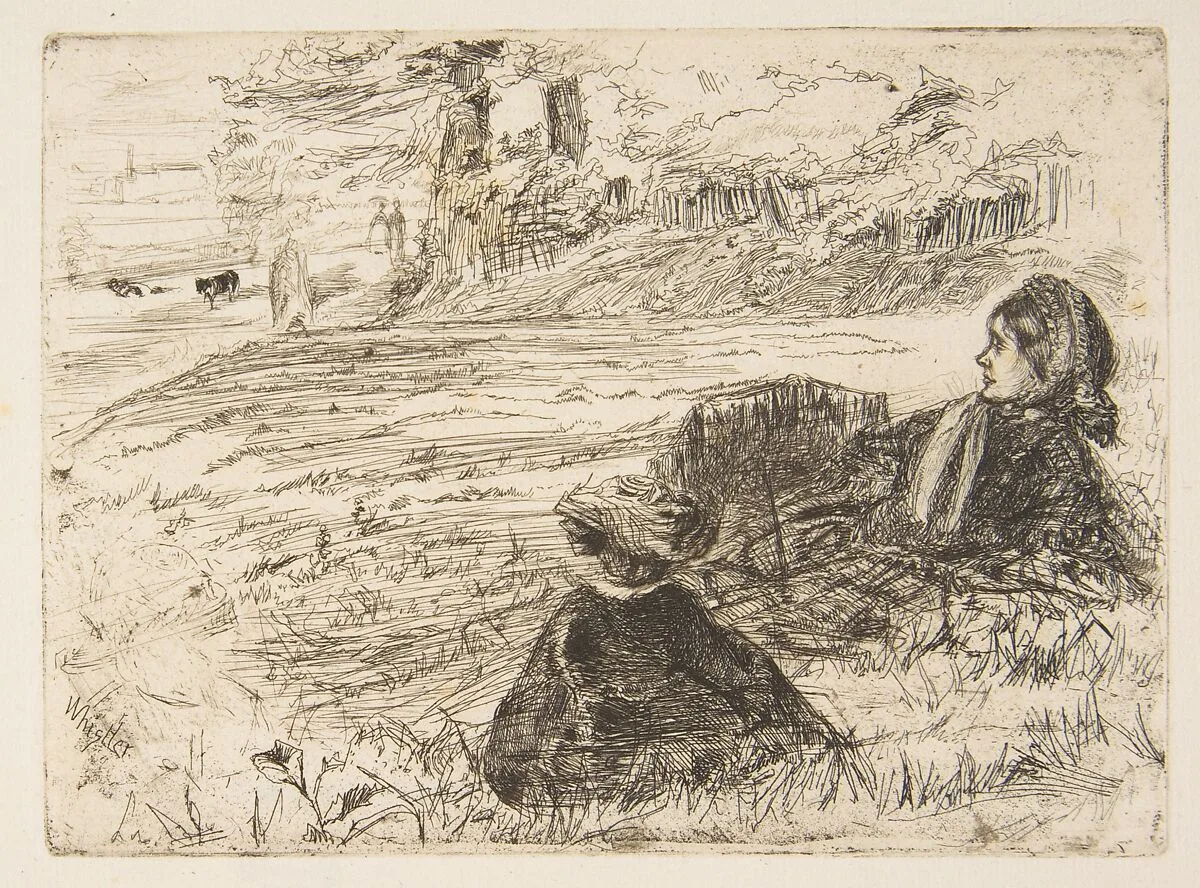 Nursemaid and Child — James McNeill Whistler