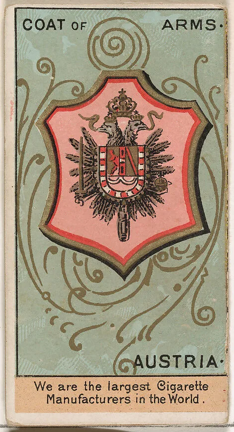 Franz Joseph I, Emperor of Austria, from the Rulers, Flags, and Coats of Arms series (N126-2) issued by W. Duke, Sons & Co. — W. Duke, Sons & Co.