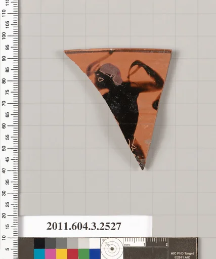 Terracotta rim fragment of a kylix: Siana cup (drinking cup)