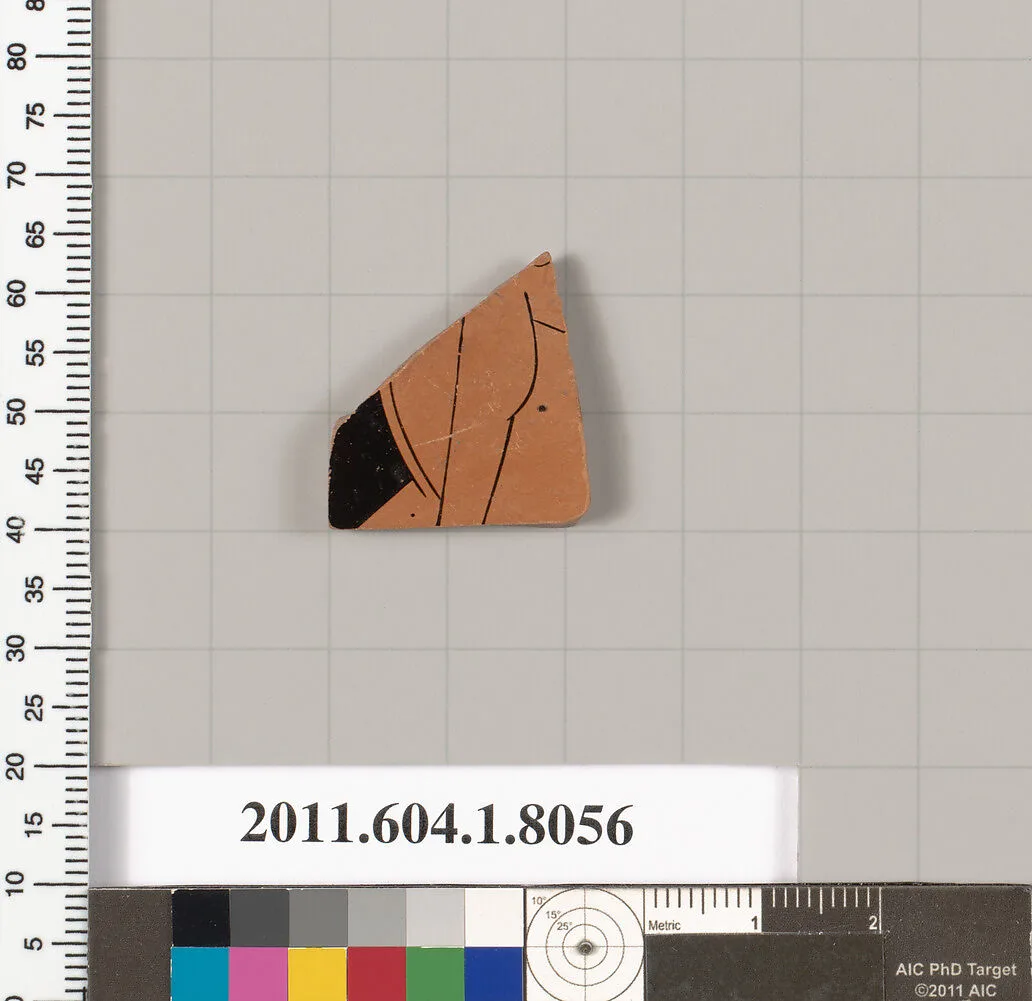 Terracotta fragment of a kylix (drinking cup) — Unknown