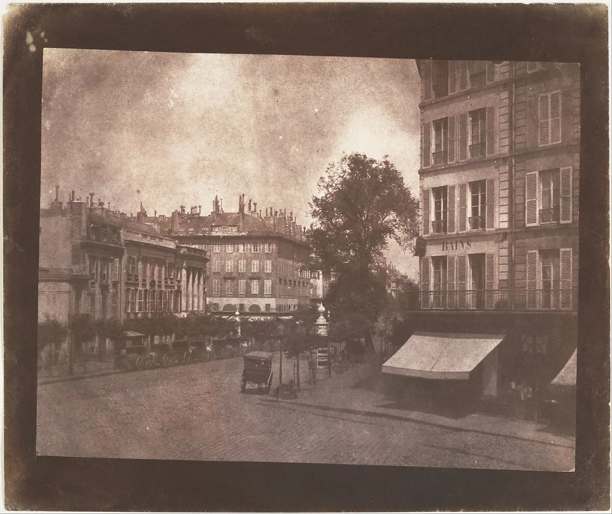 The Boulevards at Paris — William Henry Fox Talbot