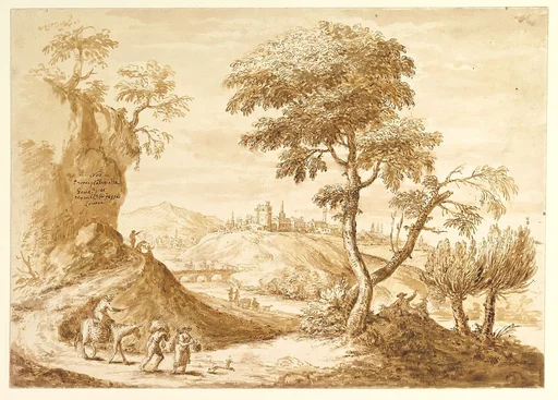 Landscape with a Town in the Distance