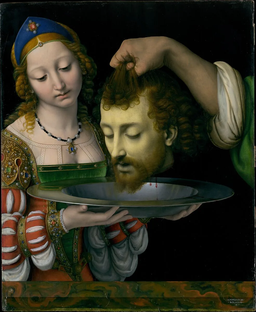 Salome with the Head of Saint John the Baptist — Andrea Solario