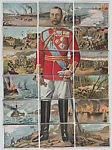 England, from the World War I Puzzle Cards series — George V, King of Great Britain and Ireland|Chocolates Jaime Boix, Barcelona|J. Lopez