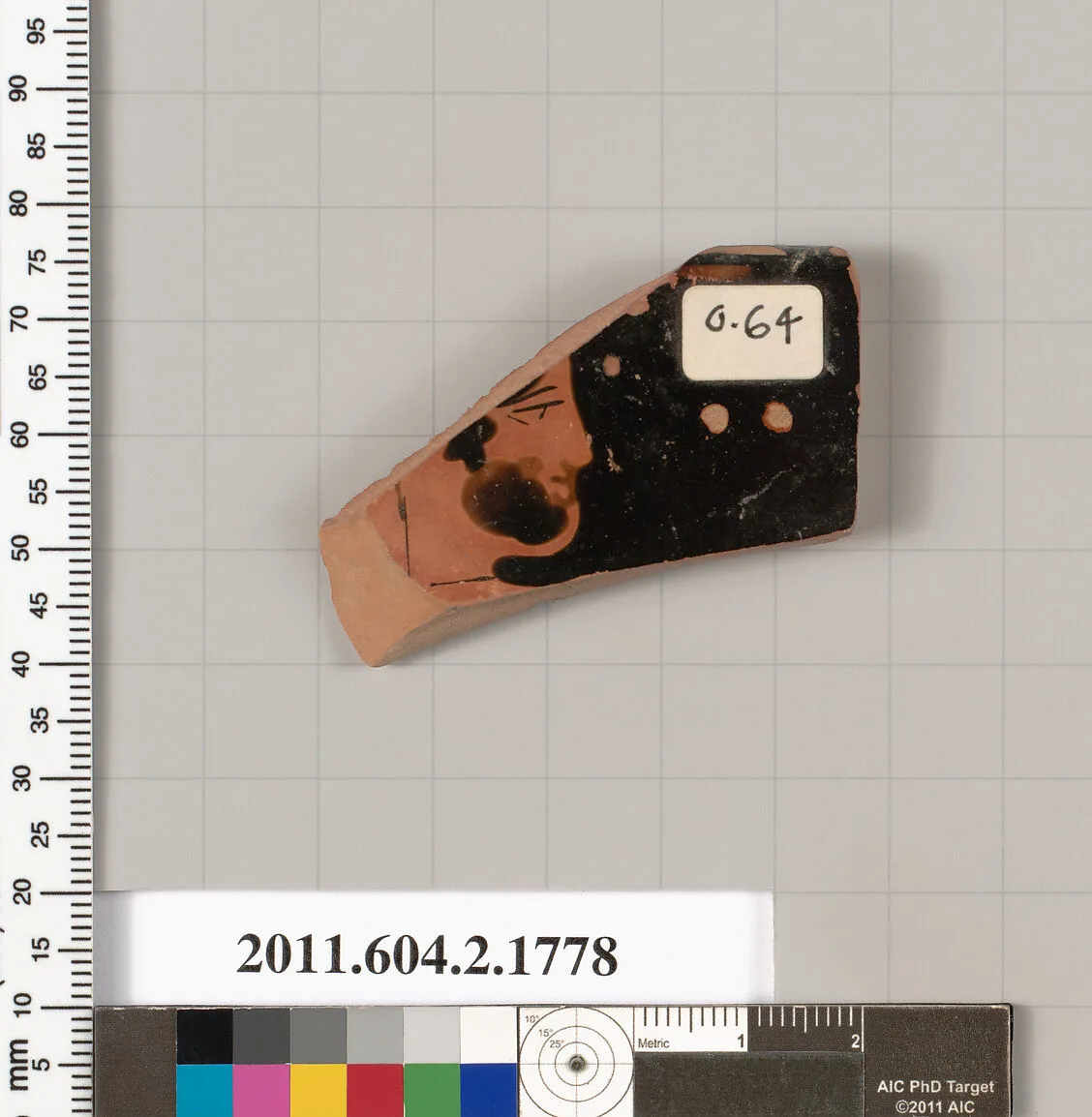 Terracotta rim fragment of a skyphos (deep drinking cup) — Unknown