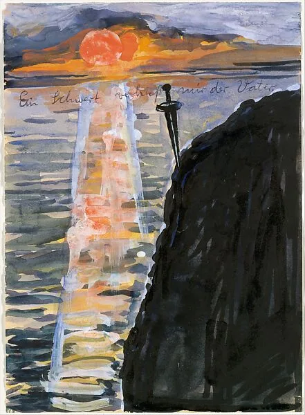 My Father Pledged Me a Sword — Anselm Kiefer