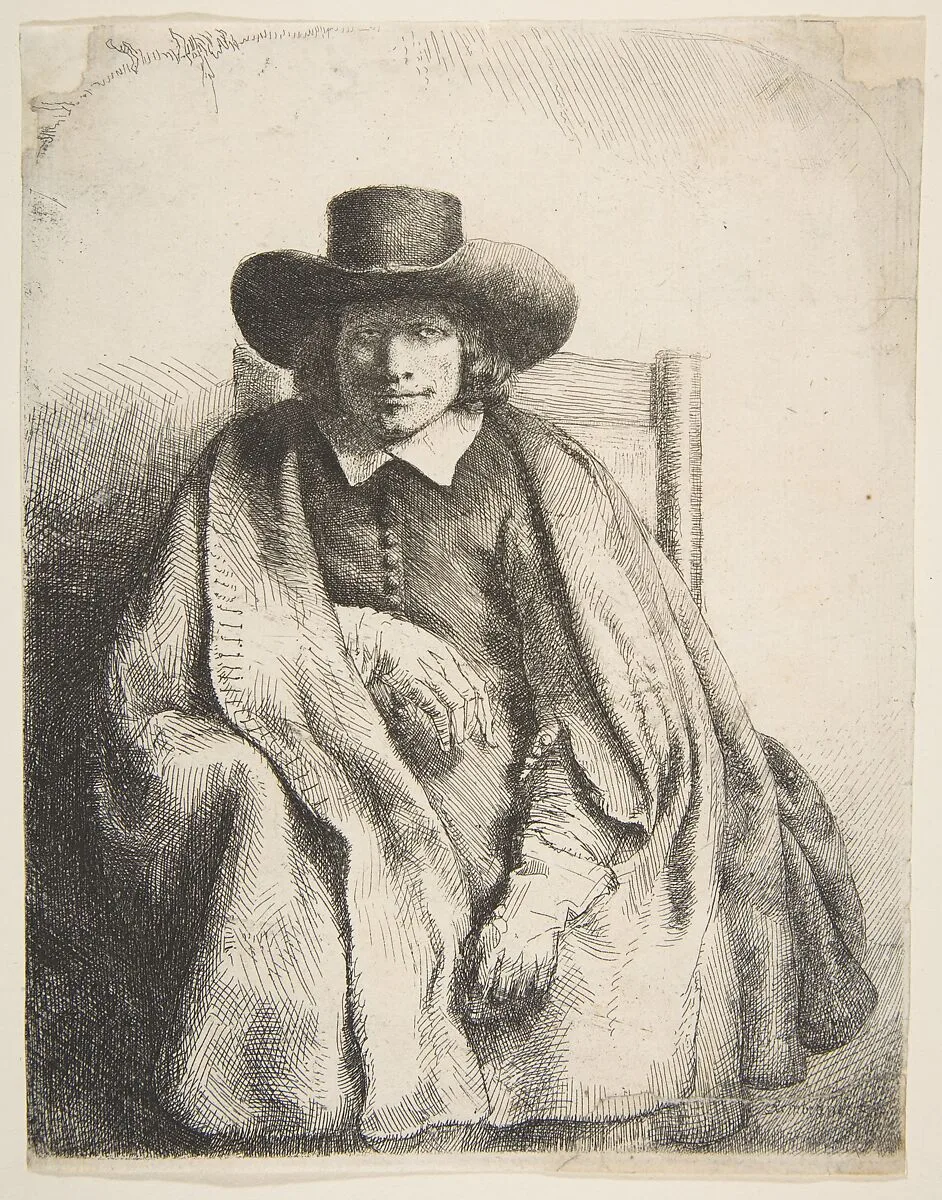Clement de Jonghe, printseller — Rembrandt (Rembrandt van Rijn)