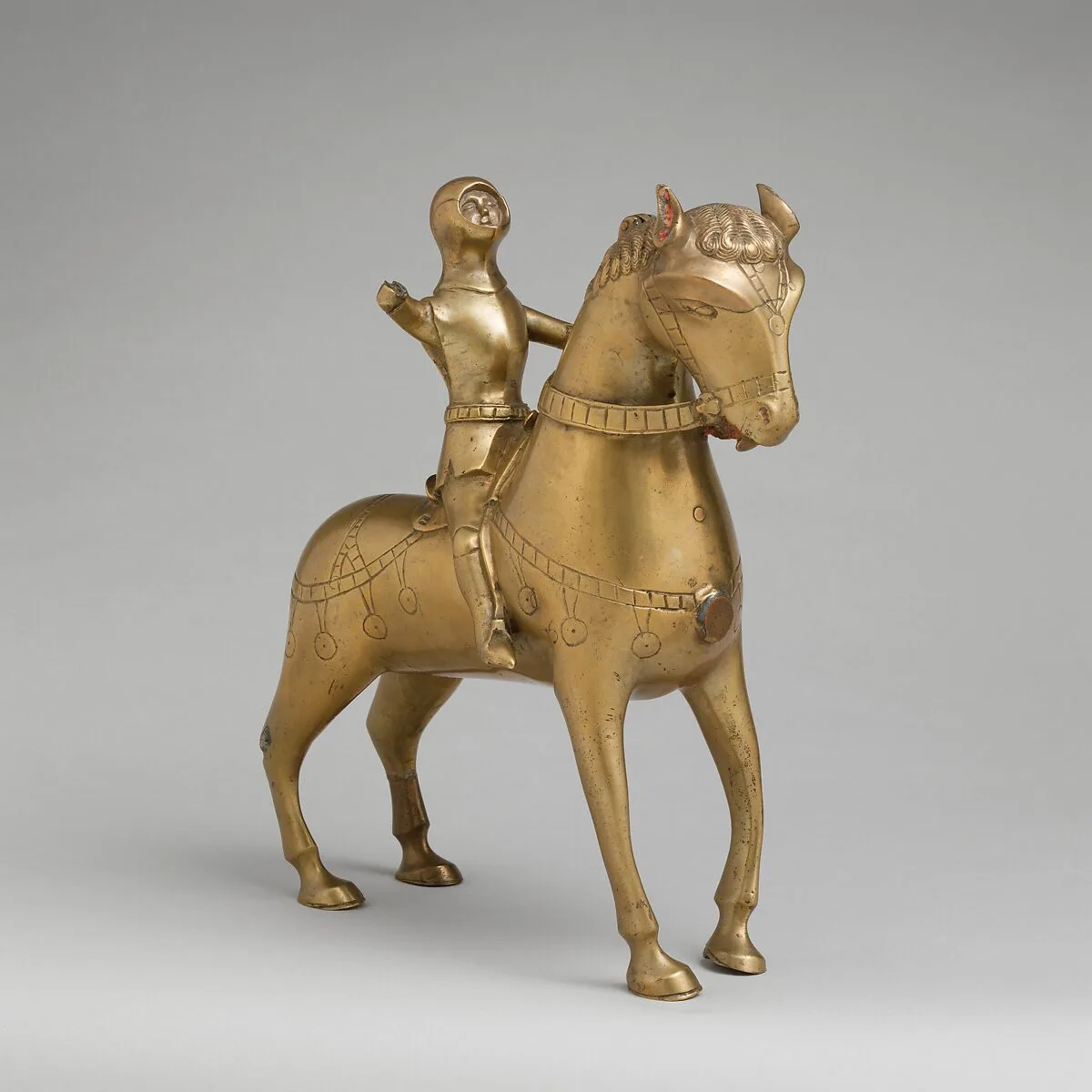 Aquamanile in the Form of a Soldier on Horseback — Unknown