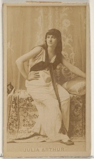 Julia Arthur, from the Actors and Actresses series (N45, Type 8) for Virginia Brights Cigarettes