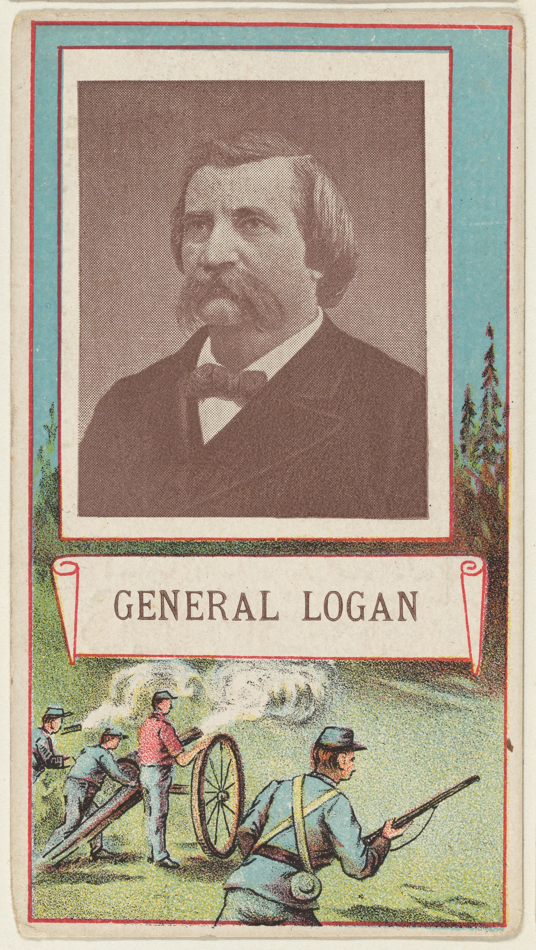 General Logan, from the "Generals" series (T64), issued by D.H. McAlpin & Co. Tobacco Company — D.H. McAlpin & Co. Tobacco Company
