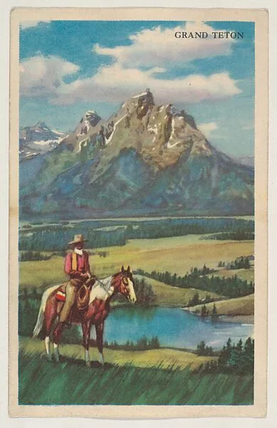 Grand Teton, bakery card from the Nature's Splendor series (D39-7), issued by Bell Bakeries, Inc. — Bell Bakeries, Inc.