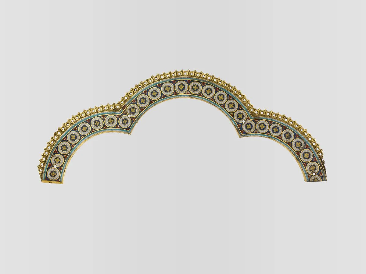 Tri-Lobed Arch from a Reliquary Shrine — Nicholas of Verdun and Cologne Followers