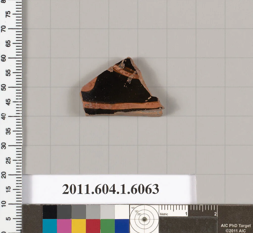 Terracotta fragment of a kylix (drinking cup) — Unknown