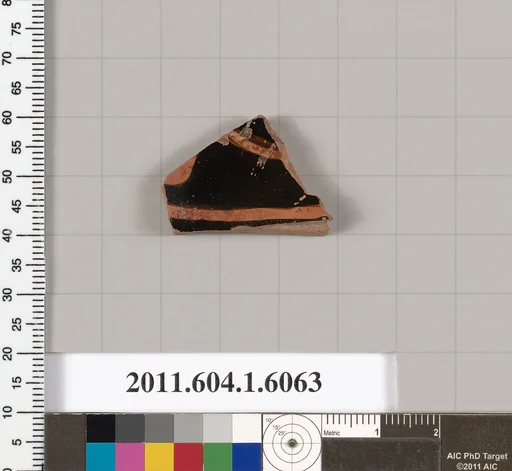 Terracotta fragment of a kylix (drinking cup)