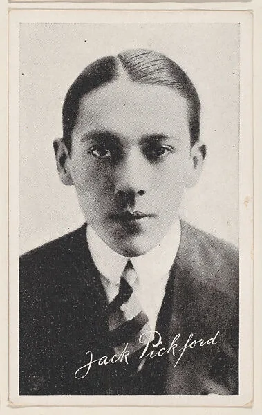 Jack Pickford from Kromo Gravure "Leading Moving Picture Stars" (W623) — Kromo Gravure Photo Company, Detroit, Michigan
