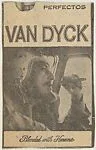 Newspaper ad for Van Dyck Cigars (airplane pilot smoking cigar), from the Smoker Portraits series (T134) to promote Van Dyck Cigars — Dutch Master Cigars