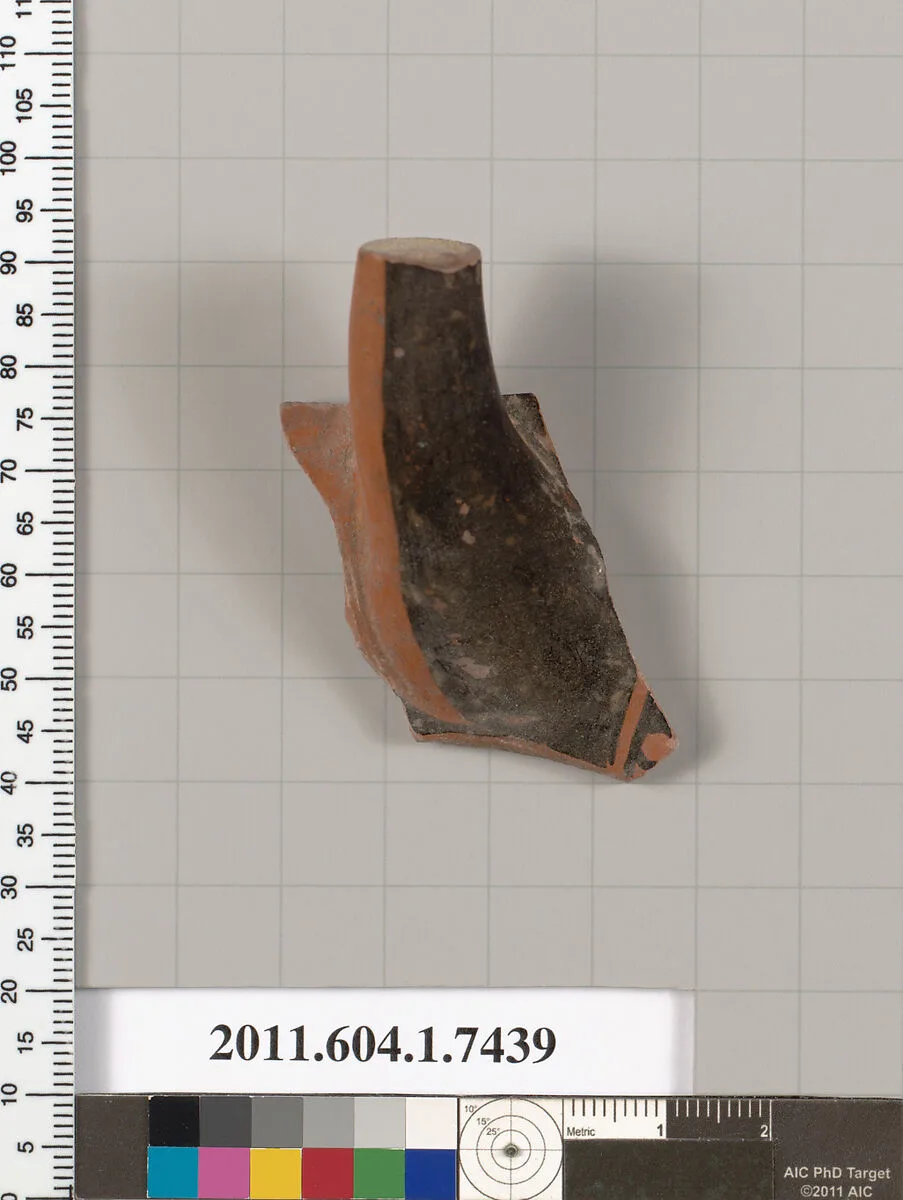Terracotta fragment of a kylix (drinking cup) — Unknown