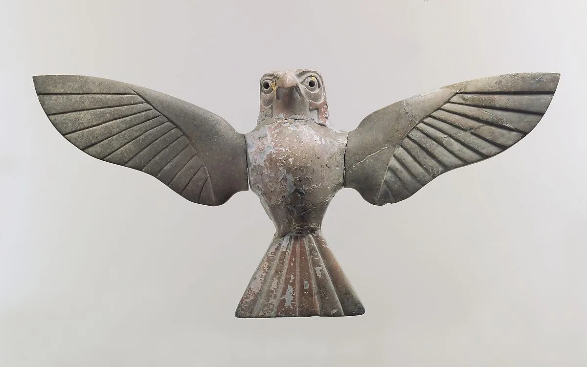 Furniture plaque: hawk — Unknown