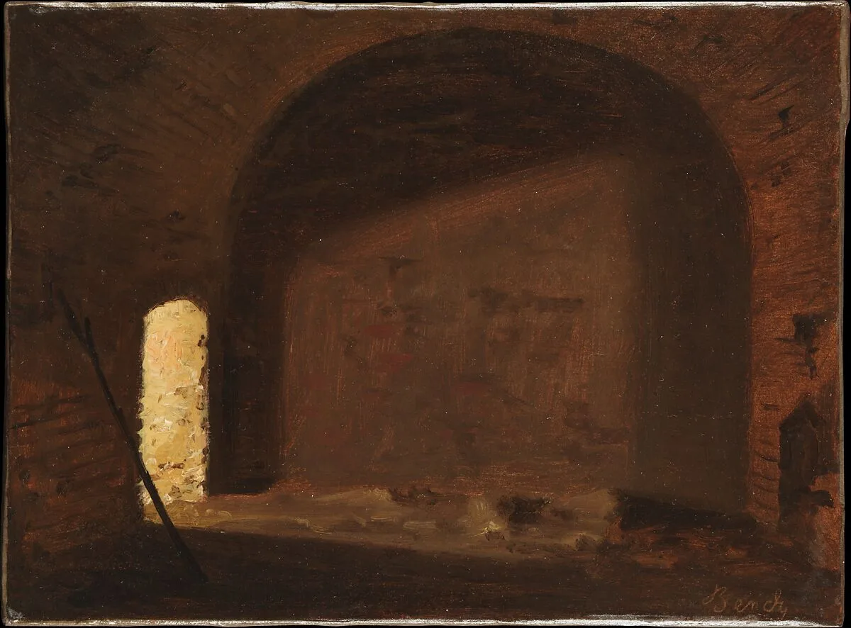 Study of Light in a Vaulted Interior — Wilhelm Bendz
