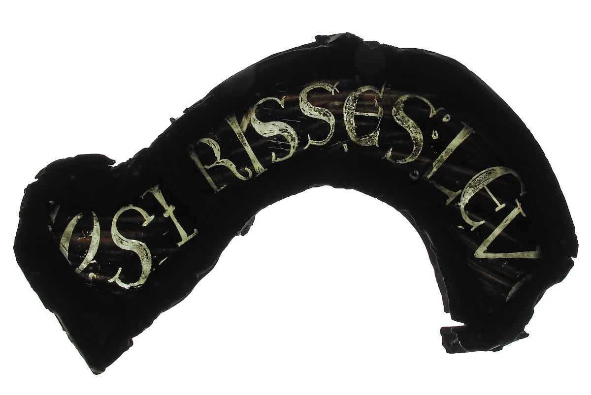 Glass Fragment — Unknown