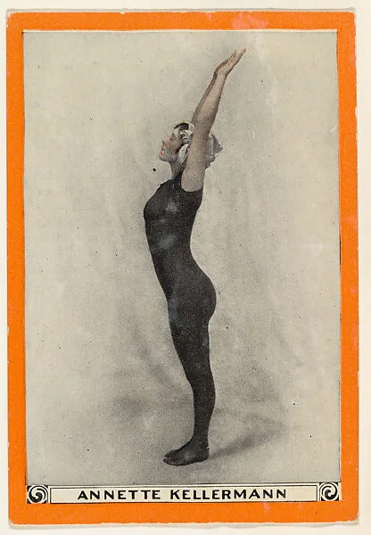 Annette Kellermann, No. 33, Vitality and Muscle Building Exercises, from the Champion Women Swimmers series (T221), issued by Pan Handle Scrap — Pan Handle Scrap Company