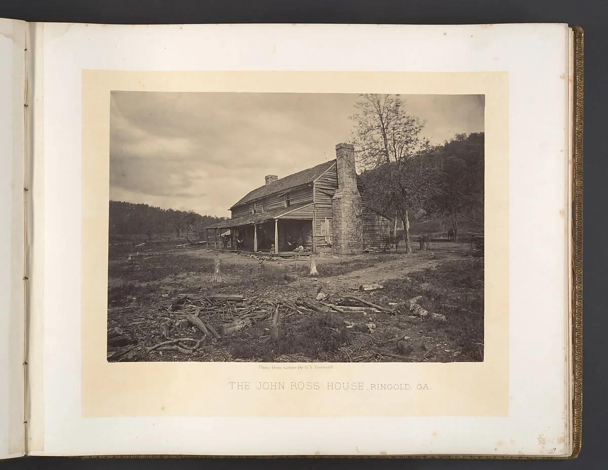 The John Ross House, Ringold, Georgia — George N. Barnard