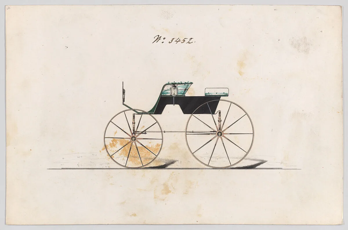Design for T-Cart, no. 3452 — Brewster & Co.