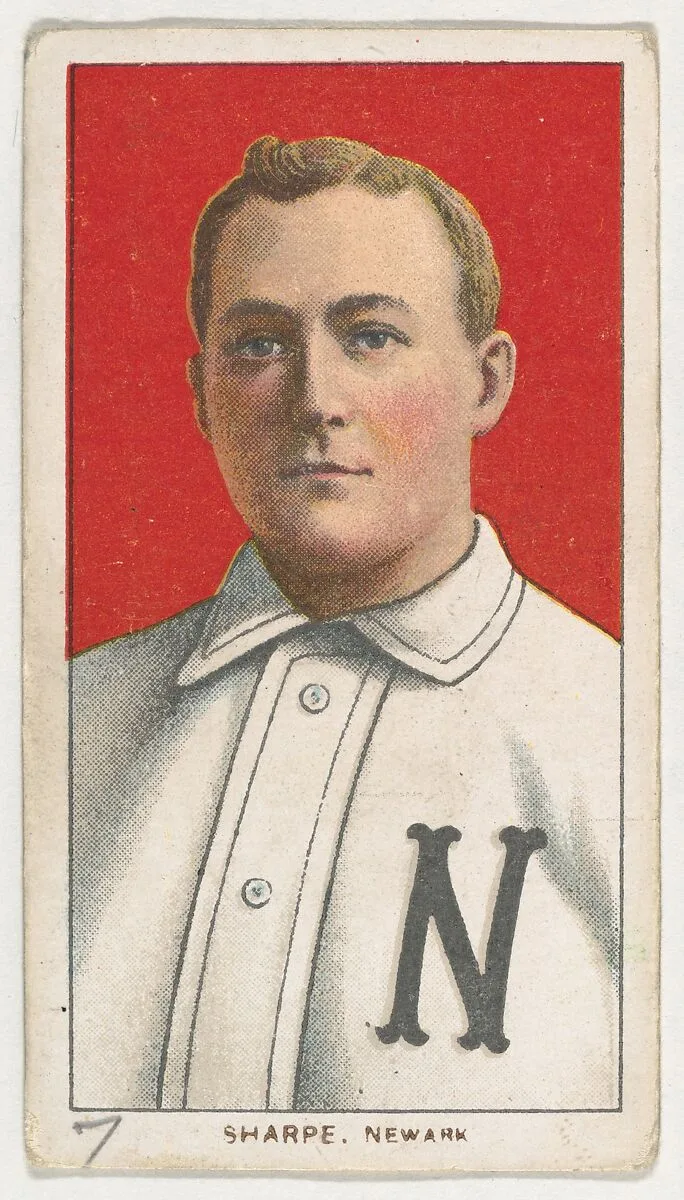 Sharpe, Newark, Eastern League, from the White Border series (T206) for the American Tobacco Company — American Tobacco Company