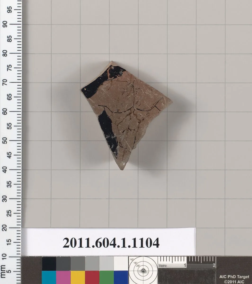Terracotta fragment of a kylix (drinking cup) — Unknown