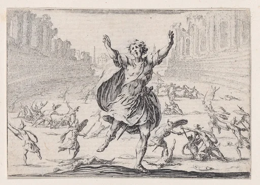 Escarmouche dans un Cirque (Skirmish in a Circus), from Les Caprices Series A, The Florence Set