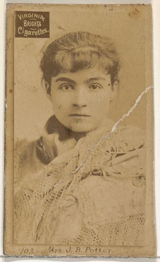 Card 903, Mrs. J.B. Potter, from the Actors and Actresses series (N45, Type 2) for Virginia Brights Cigarettes