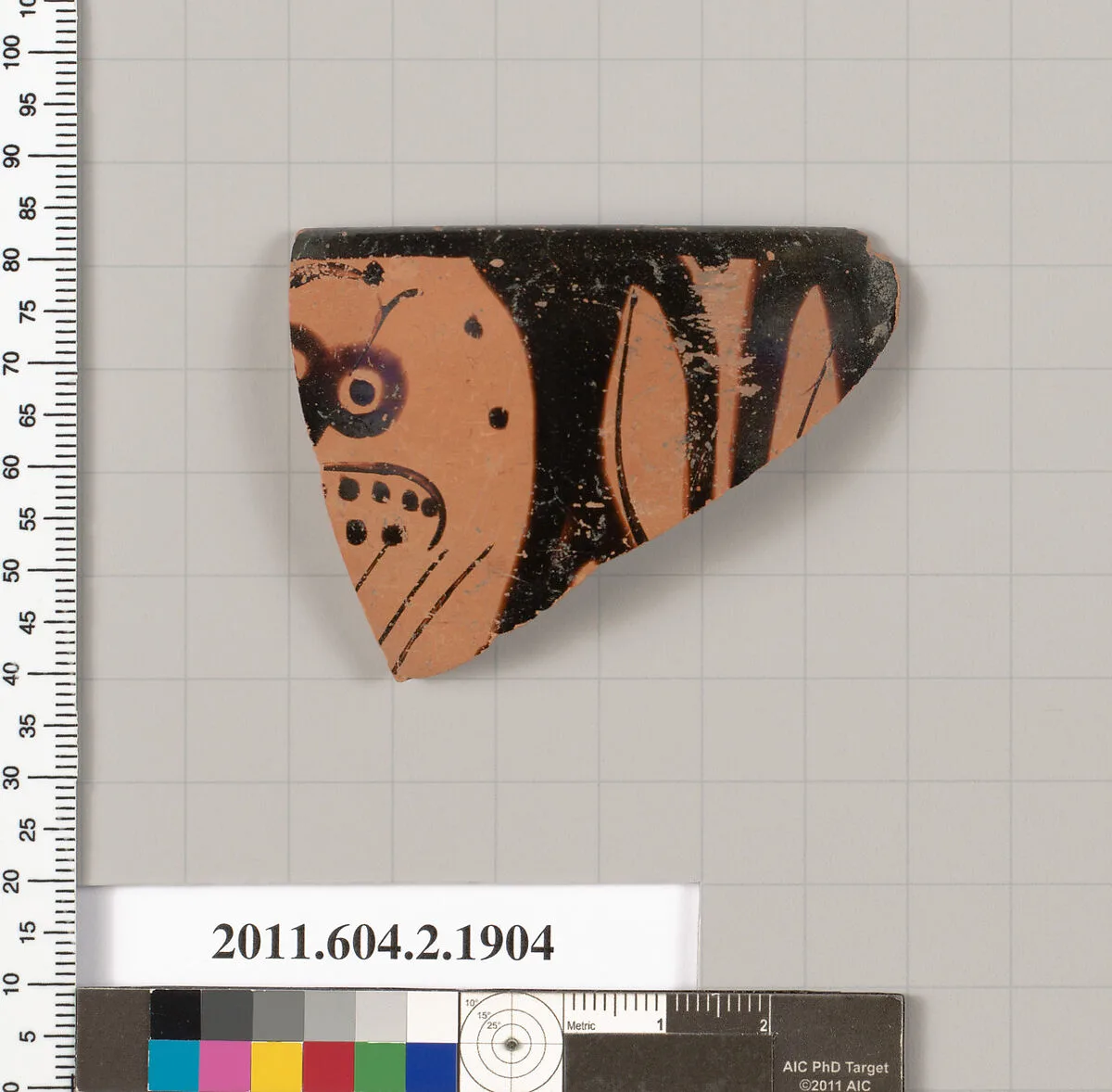 Terracotta fragment of a skyphos (deep drinking cup) — Unknown