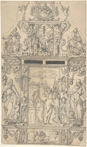 Design for a Tabernacle with the Annunciation